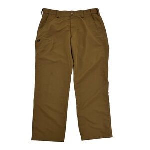 5.11 Tactical Mens Size 36x30 Chino Pants Brown Fast-Tac Urban Ripstop Workwear